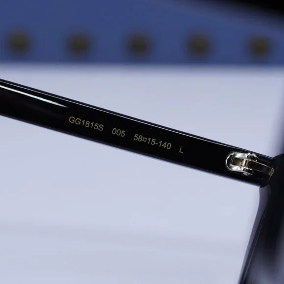 Final Price! Gucci GG1815S 005 Black/Grey Polarized Sunglasses